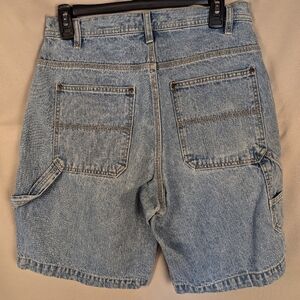 Vintage Cherokee jean shorts waist 30 faded denim with two small spots as shown